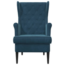 Fauteuil Blauw Fluweel
