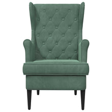 Fauteuil Zeegroen Fluweel