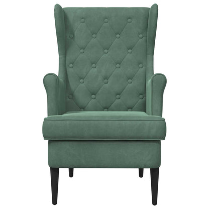 Fauteuil Zeegroen Fluweel