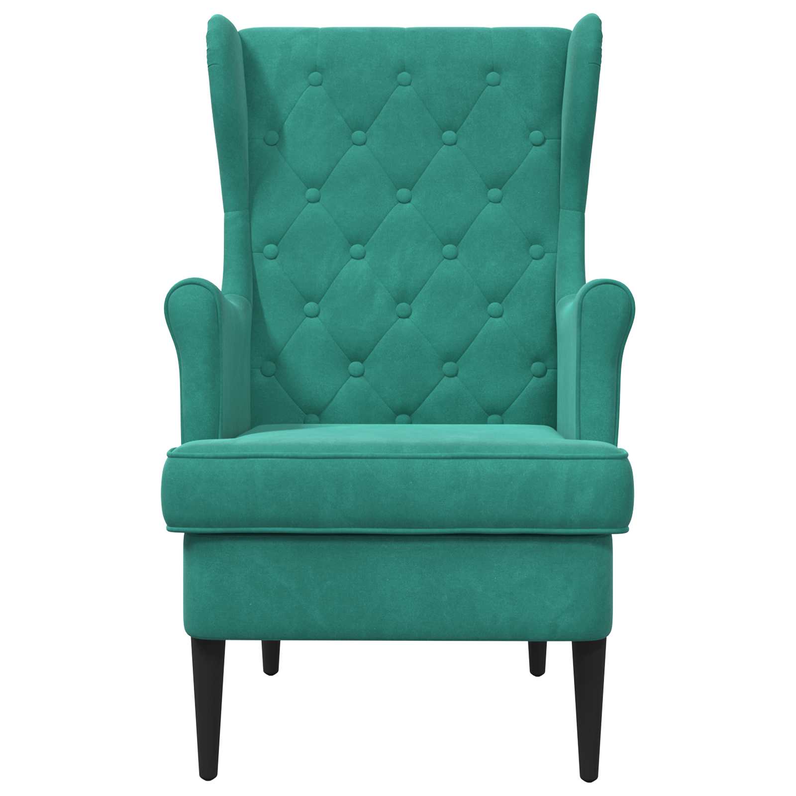 Fauteuil Turquoise Fluweel