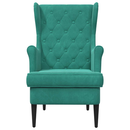 Fauteuil Turquoise Fluweel