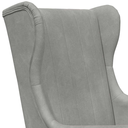Fauteuil Lichtgrijs Fluweel