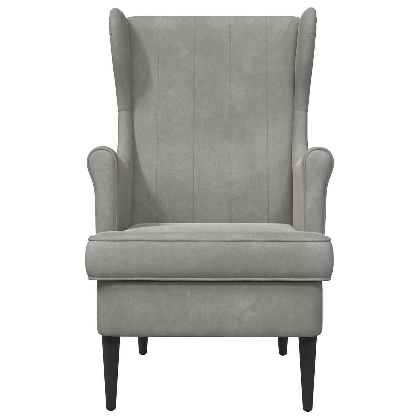 Fauteuil Lichtgrijs Fluweel