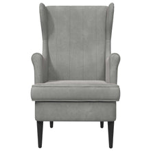 Fauteuil Lichtgrijs Fluweel