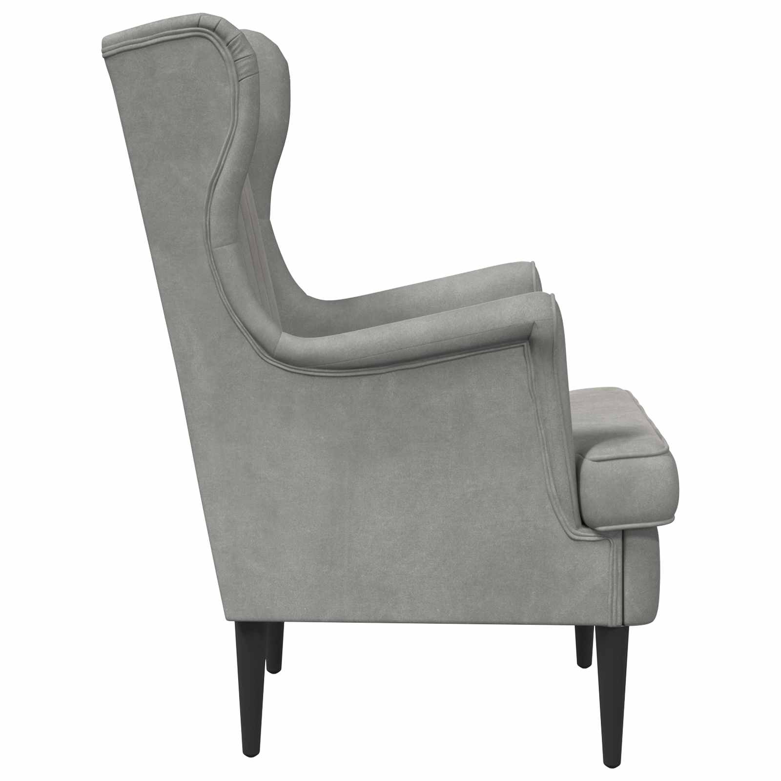 Fauteuil Lichtgrijs Fluweel