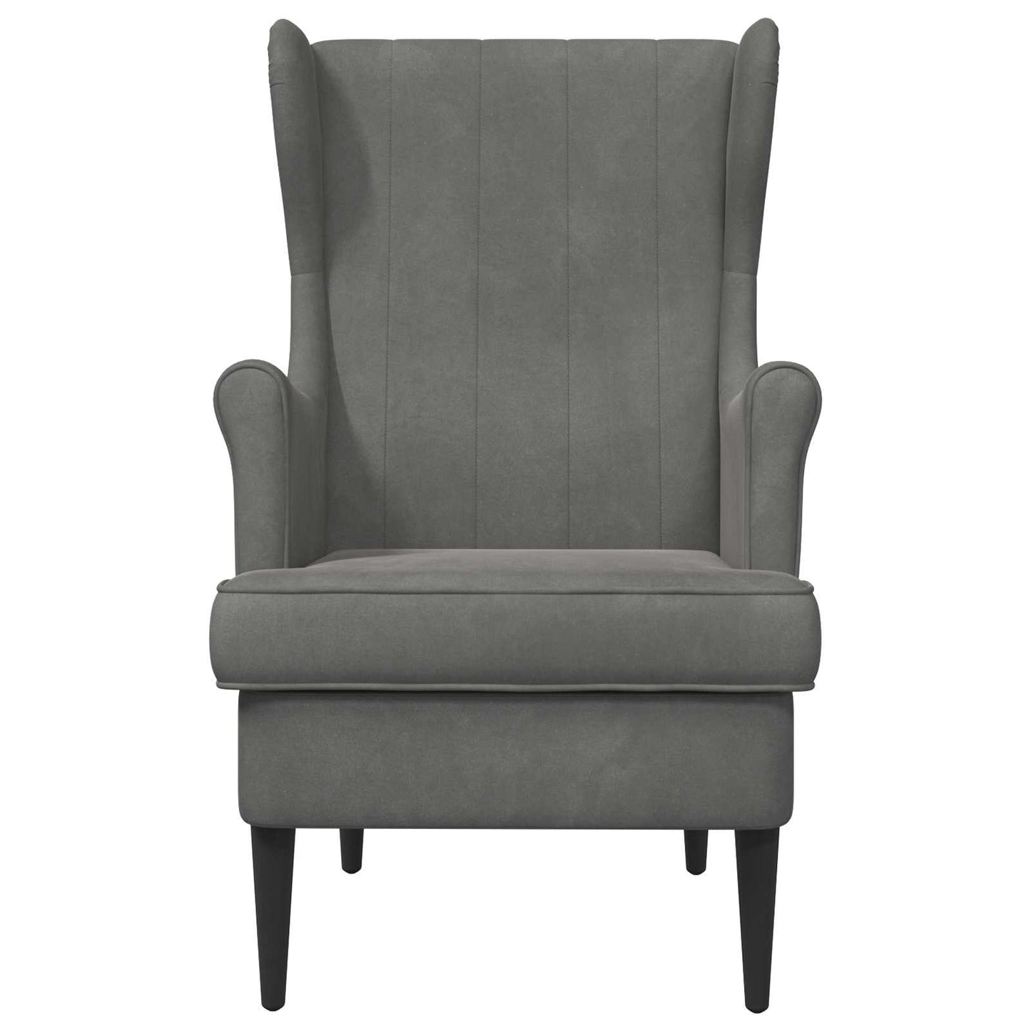 Fauteuil Donkergrijs Fluweel