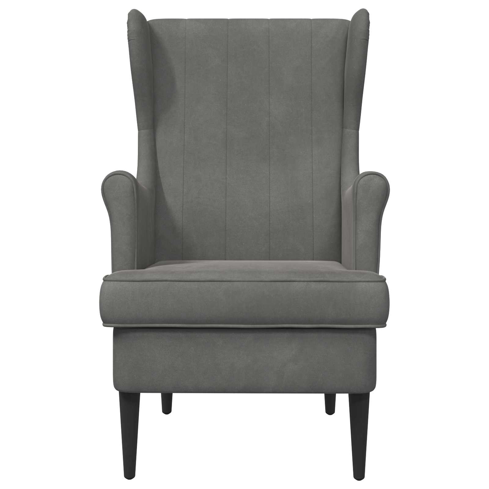 Fauteuil Donkergrijs Fluweel