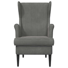 Fauteuil Donkergrijs Fluweel