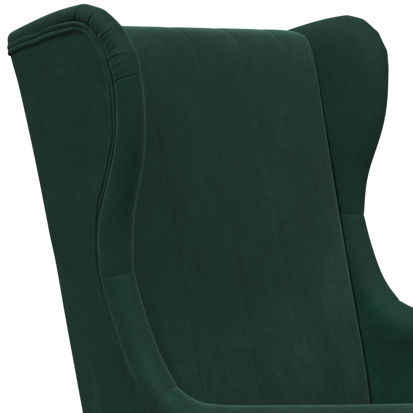 Fauteuil Donkergroen Fluweel