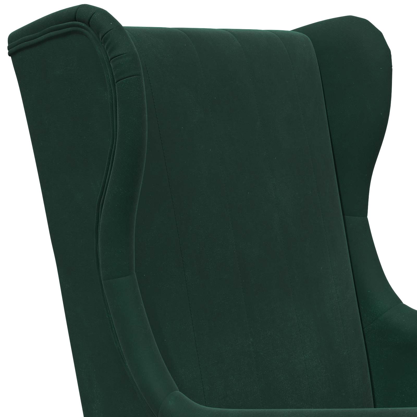Fauteuil Donkergroen Fluweel