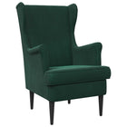 Armchair Dark Green Velvet