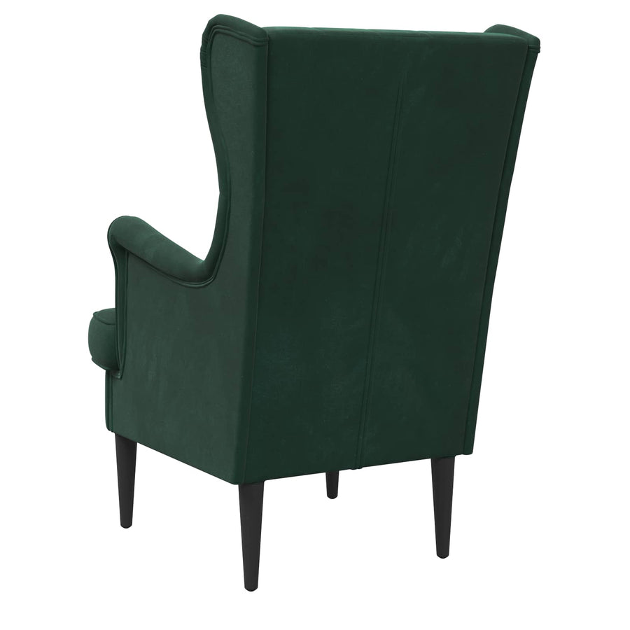 Fauteuil Donkergroen Fluweel