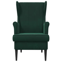 Fauteuil Donkergroen Fluweel