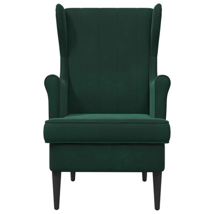 Fauteuil Donkergroen Fluweel