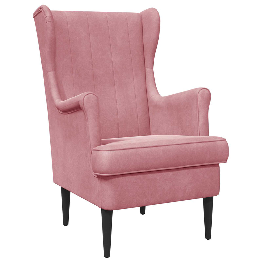 Fauteuil Roze Fluweel