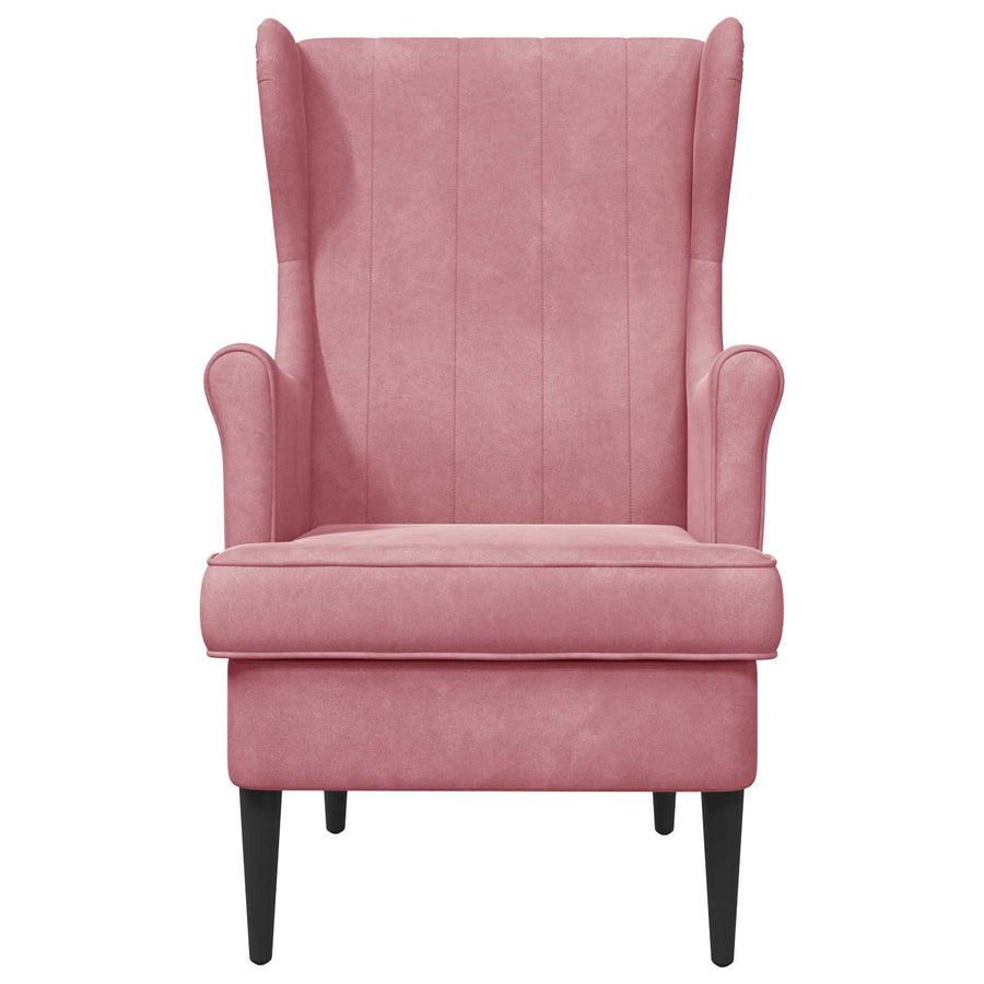 Fauteuil Roze Fluweel
