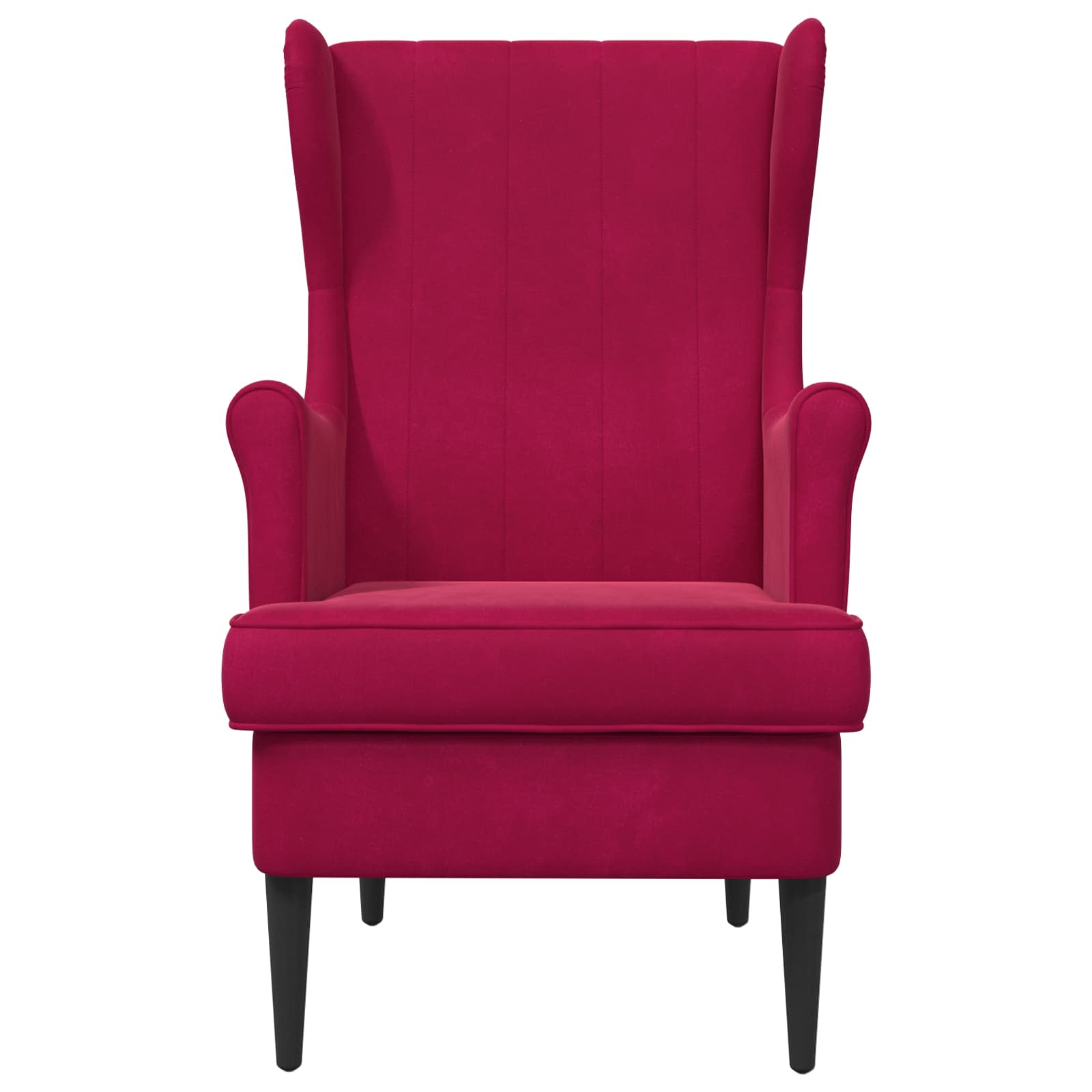 Fauteuil Wijnrood Fluweel