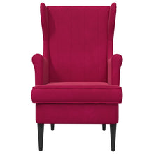 Fauteuil Wijnrood Fluweel