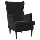 Armchair Black Velvet