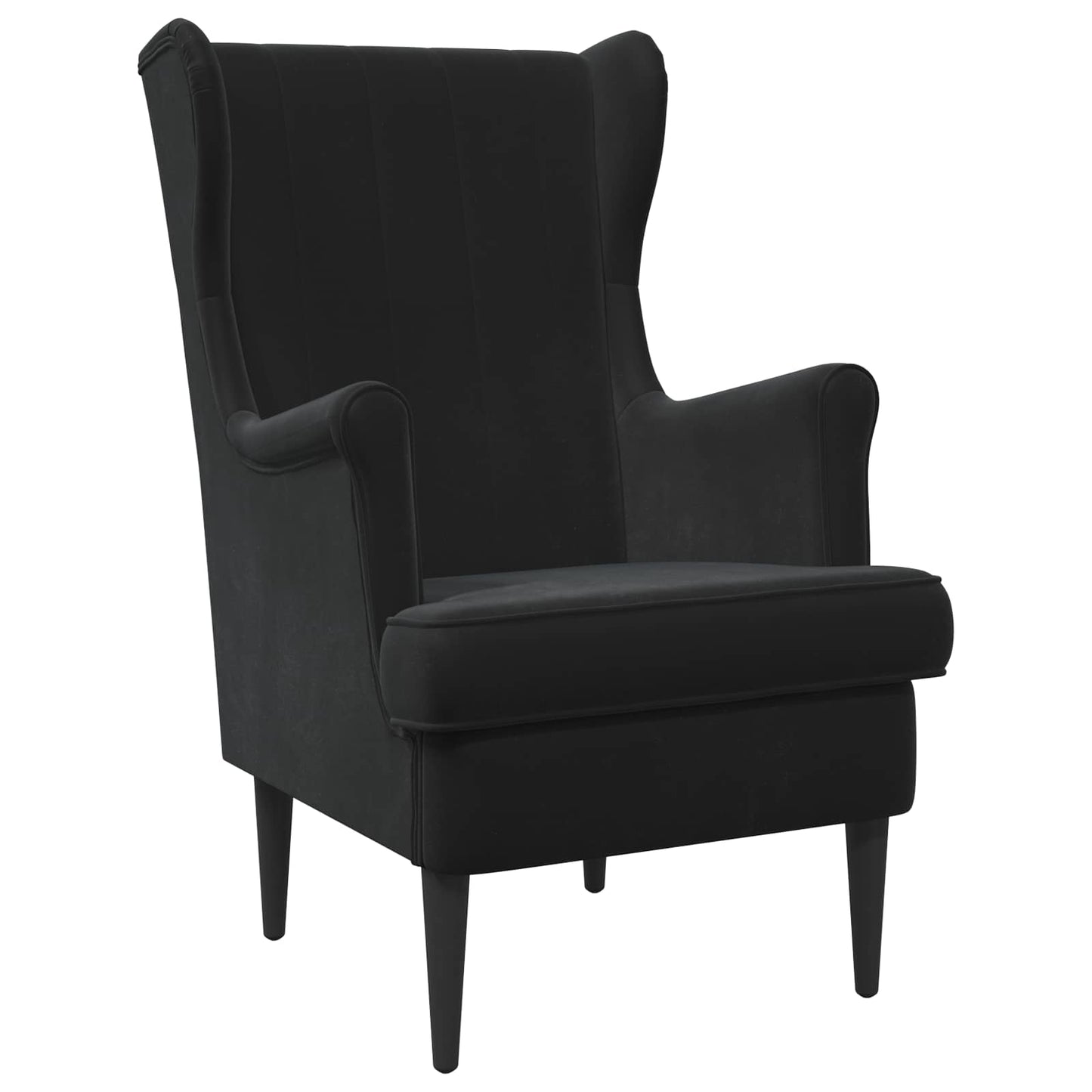Fauteuil Zwart Fluweel