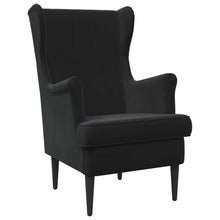 Fauteuil Zwart Fluweel