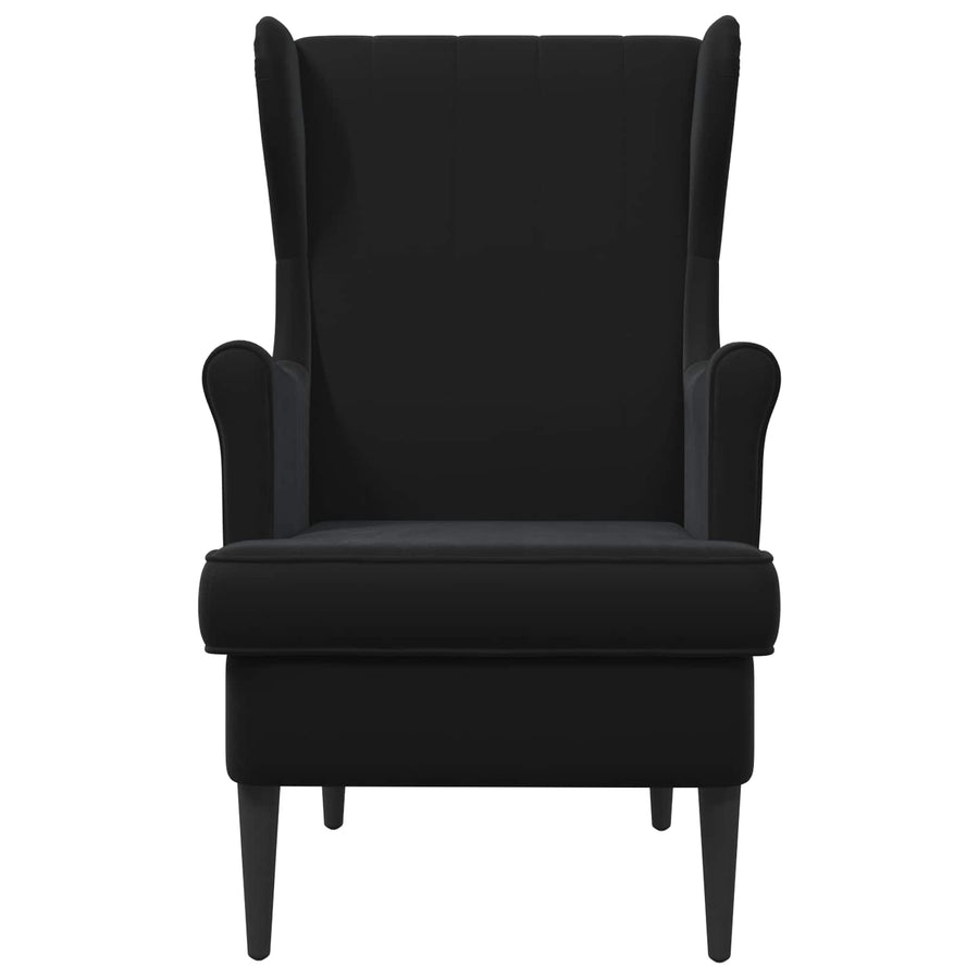 Fauteuil Zwart Fluweel