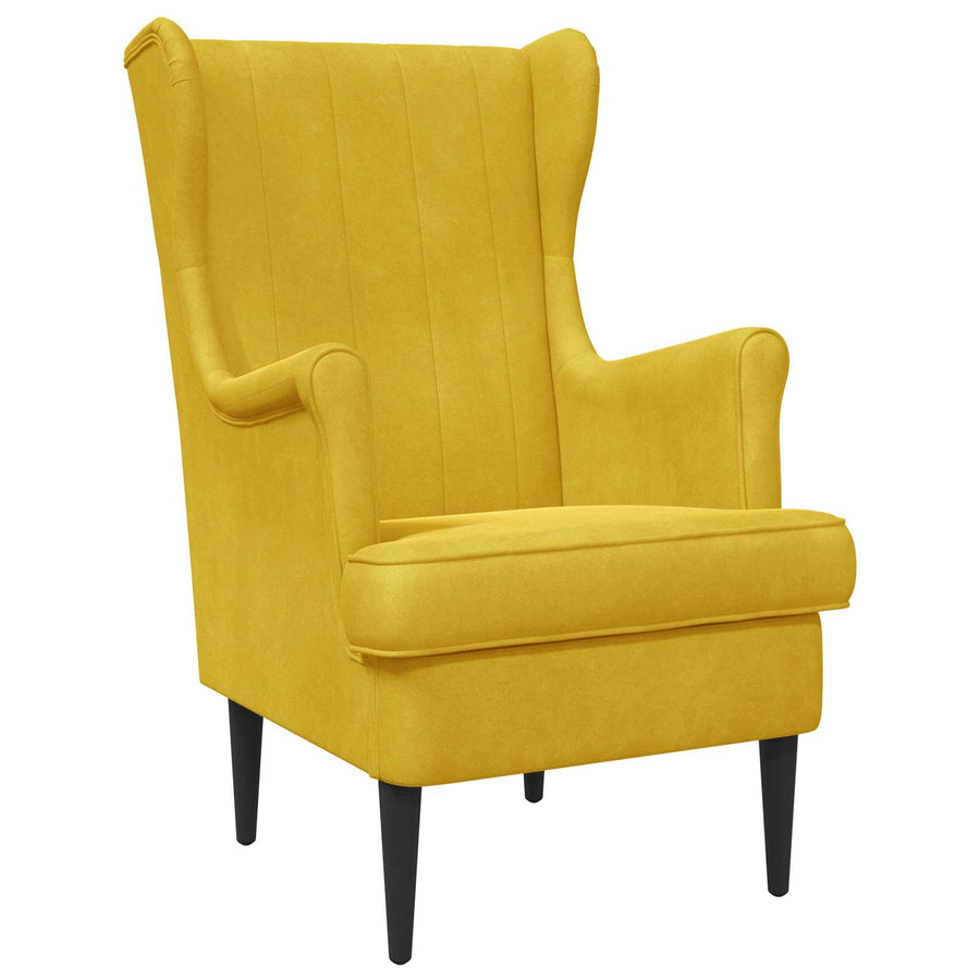 Fauteuil Geel Fluweel