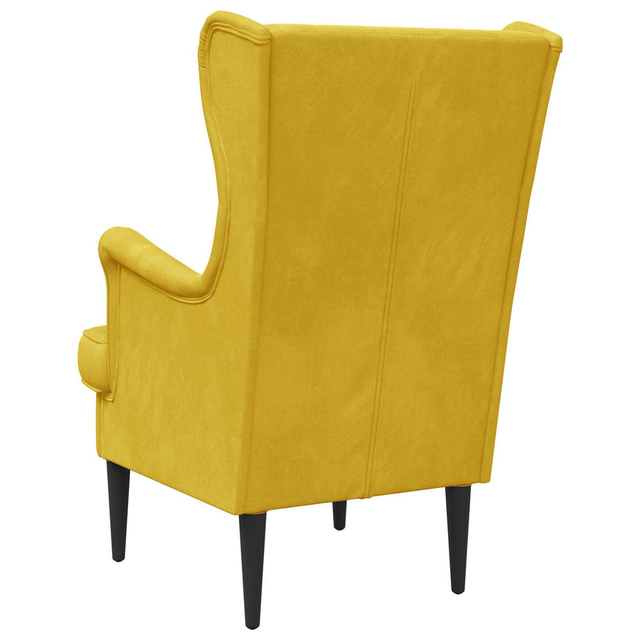 Fauteuil Geel Fluweel