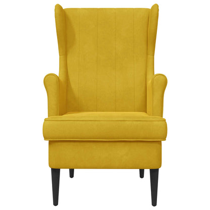 Fauteuil Geel Fluweel