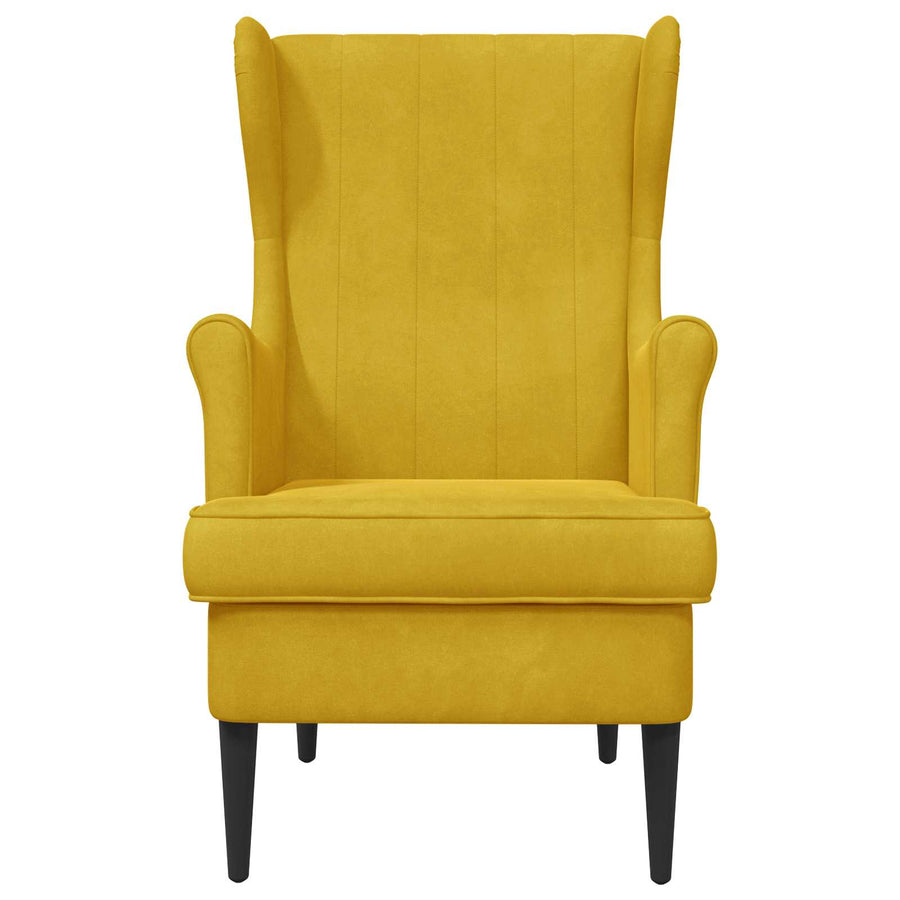 Fauteuil Geel Fluweel
