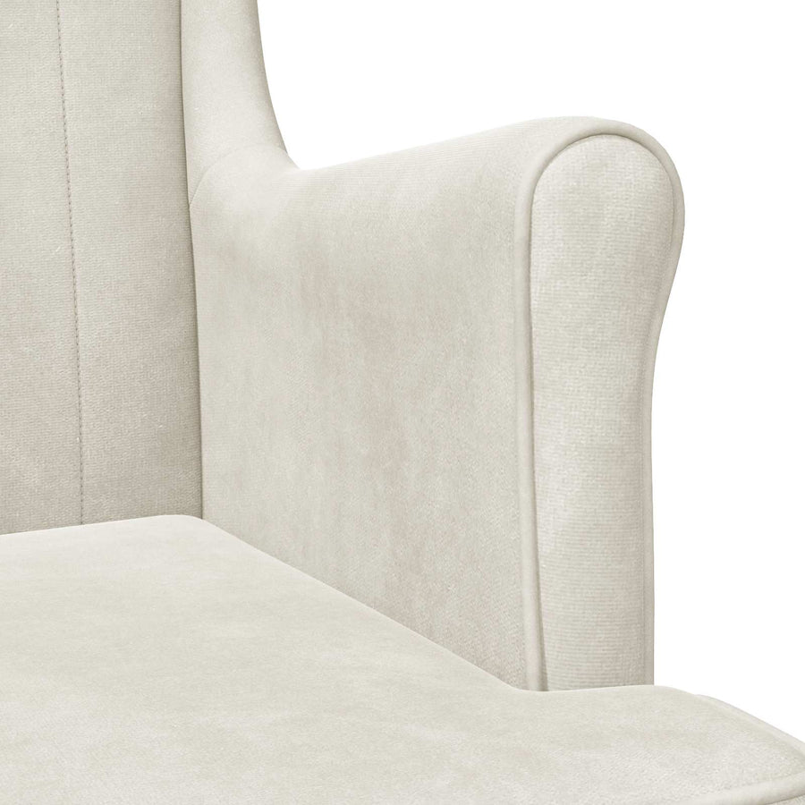 Fauteuil Crème Fluweel