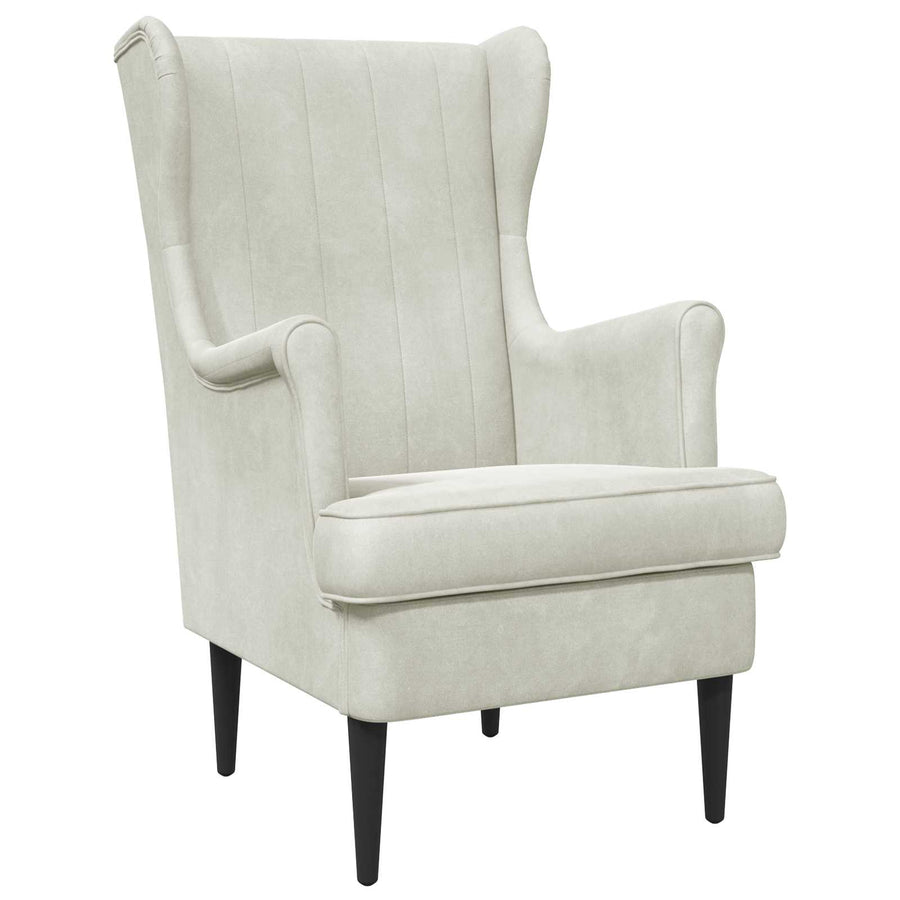 Fauteuil Crème Fluweel