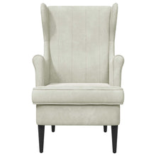 Fauteuil Crème Fluweel