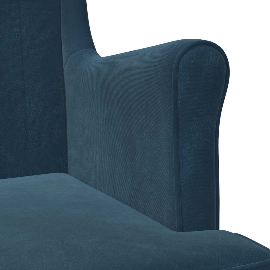 Fauteuil Blauw Fluweel