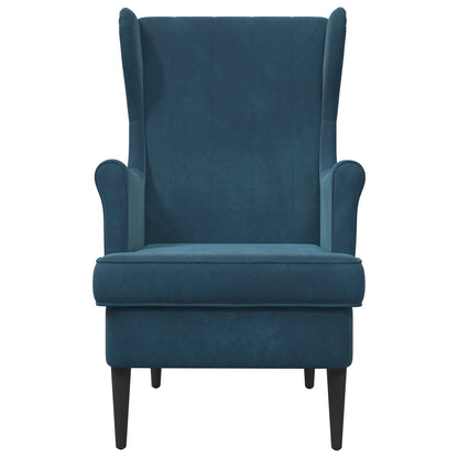 Fauteuil Blauw Fluweel