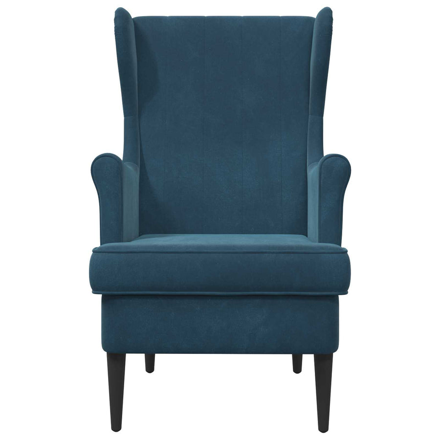 Fauteuil Blauw Fluweel