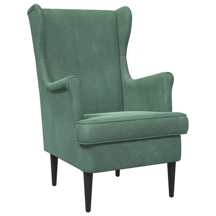 Fauteuil Zeegroen Fluweel