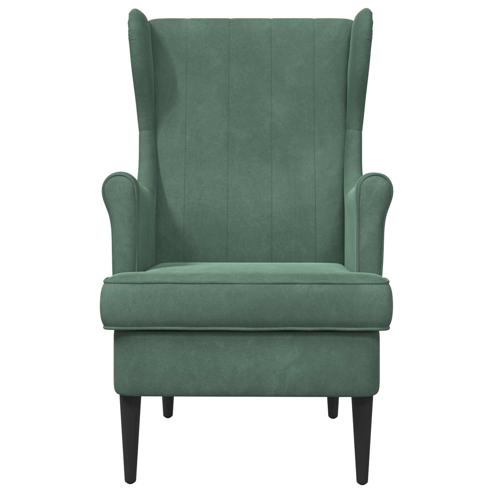 Fauteuil Zeegroen Fluweel