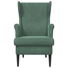 Fauteuil Zeegroen Fluweel