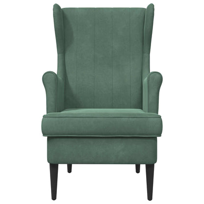 Fauteuil Zeegroen Fluweel