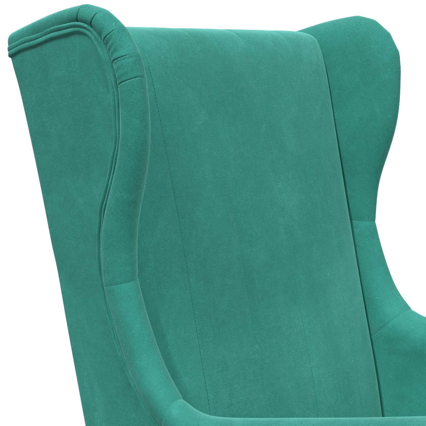 Fauteuil Turquoise Fluweel