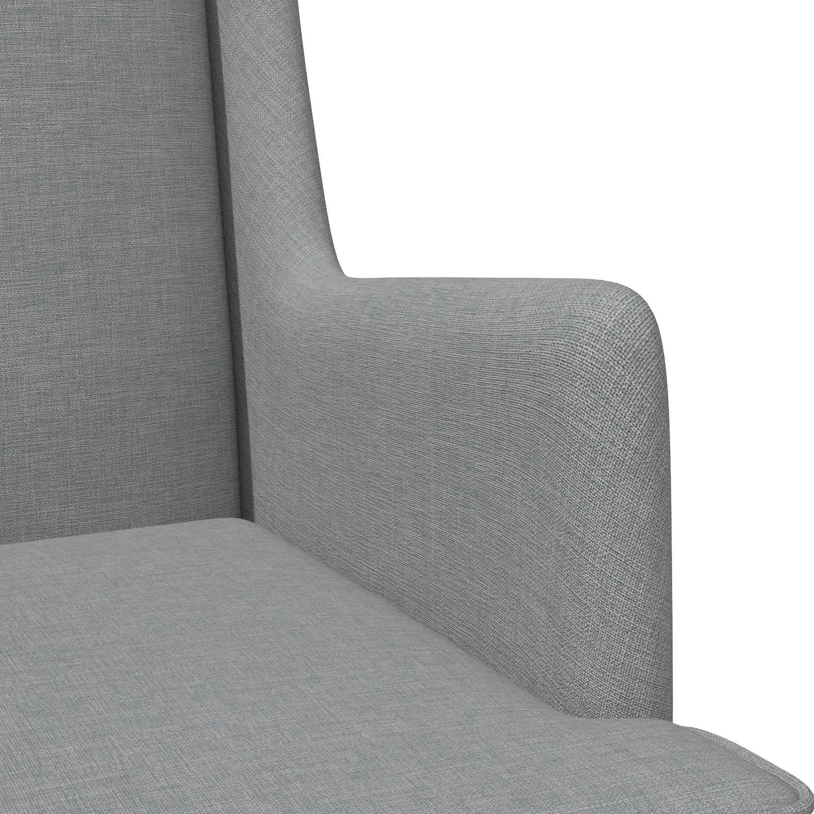 Fauteuil Lichtgrijs Stof