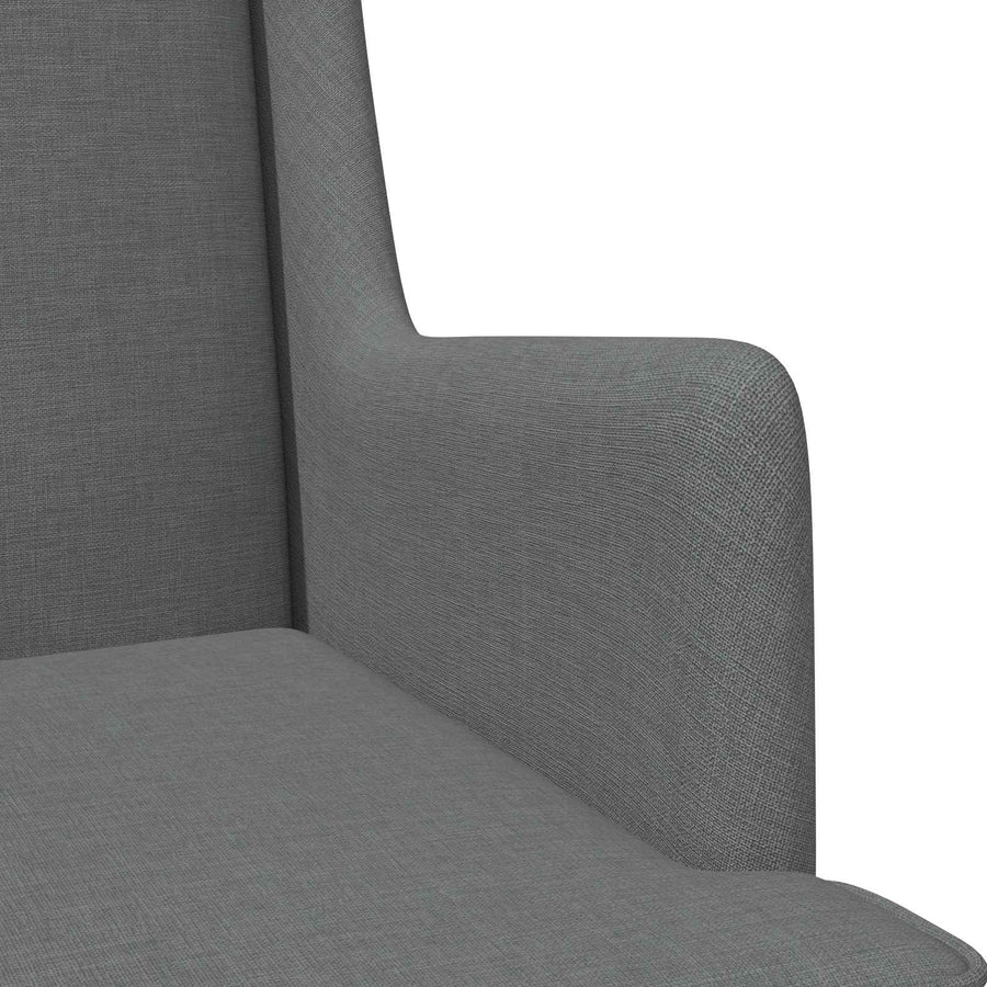 Fauteuil Donkergrijs Stof