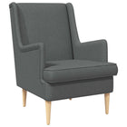 Armchair Dark Grey Fabric
