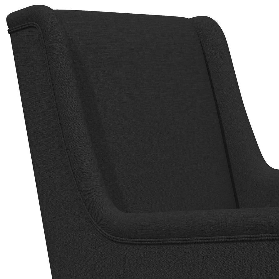 Fauteuil Zwart Stof