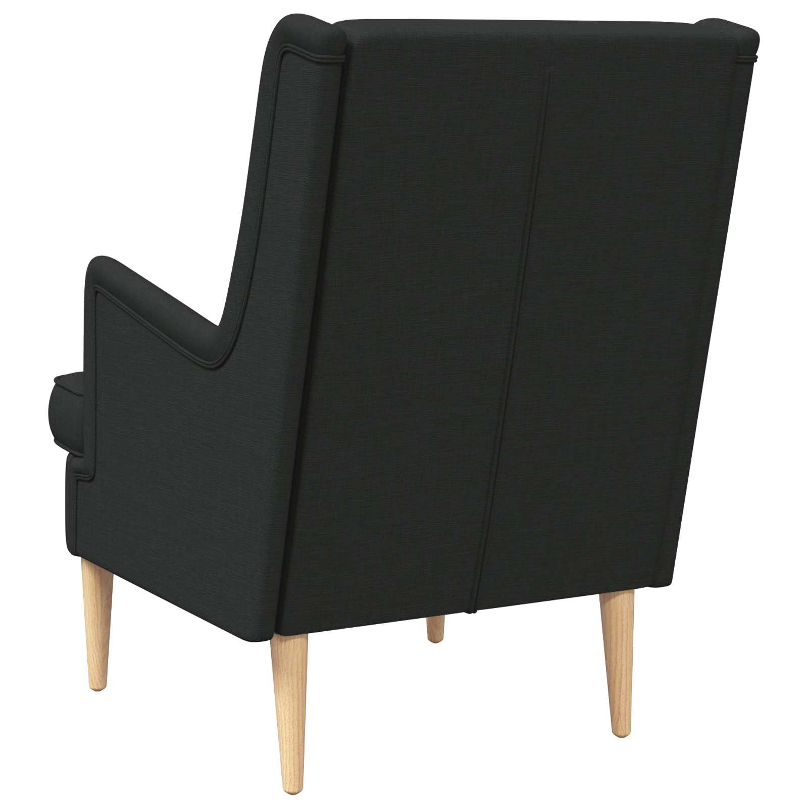 Fauteuil Zwart Stof