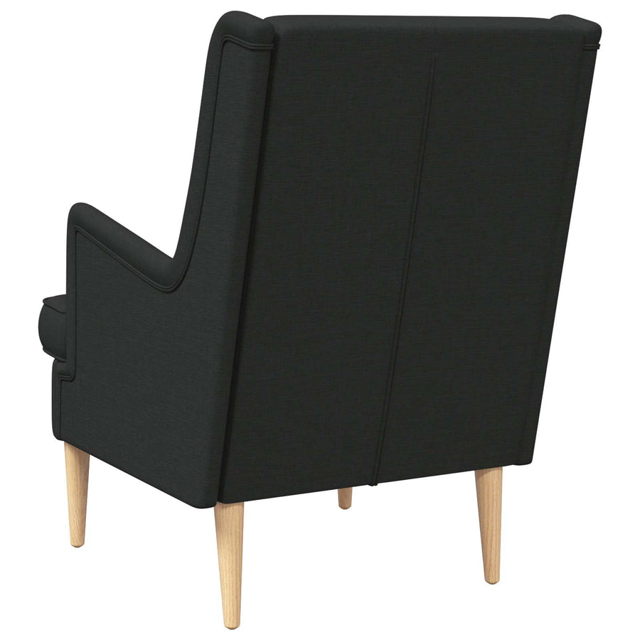 Fauteuil Zwart Stof