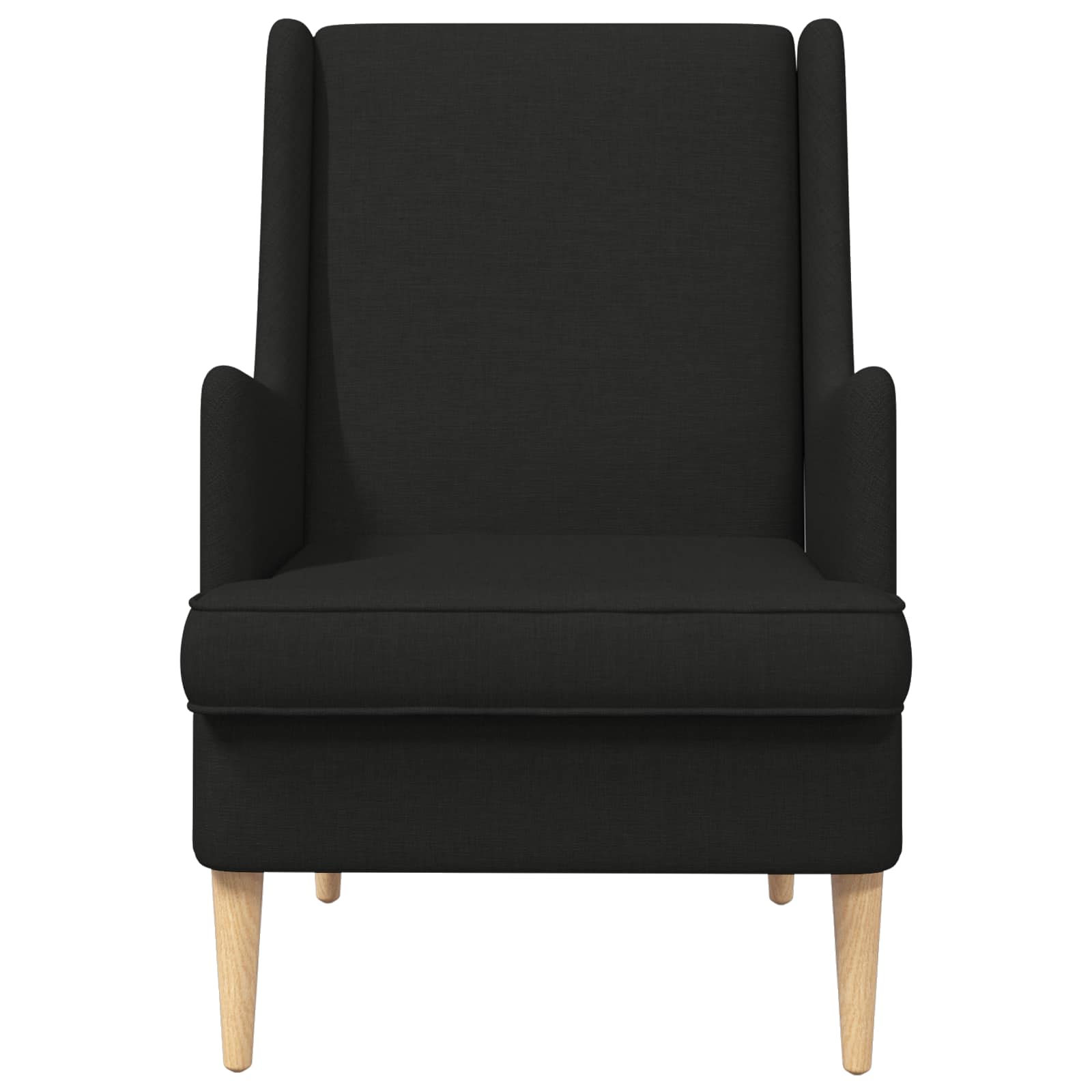 Fauteuil Zwart Stof