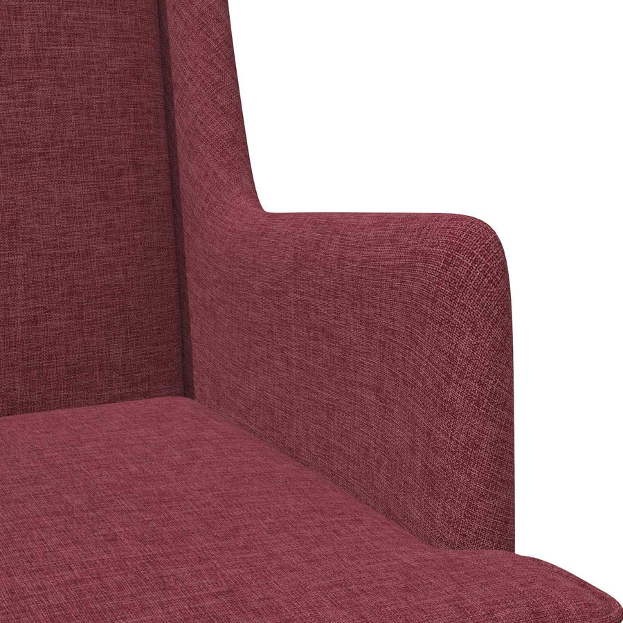 Fauteuil Wijnrood Stof