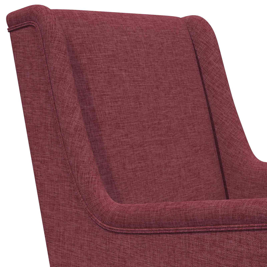 Fauteuil Wijnrood Stof